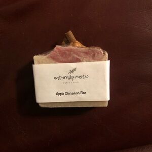 Apple Cinnamon Bar Soap - Pink and Cream